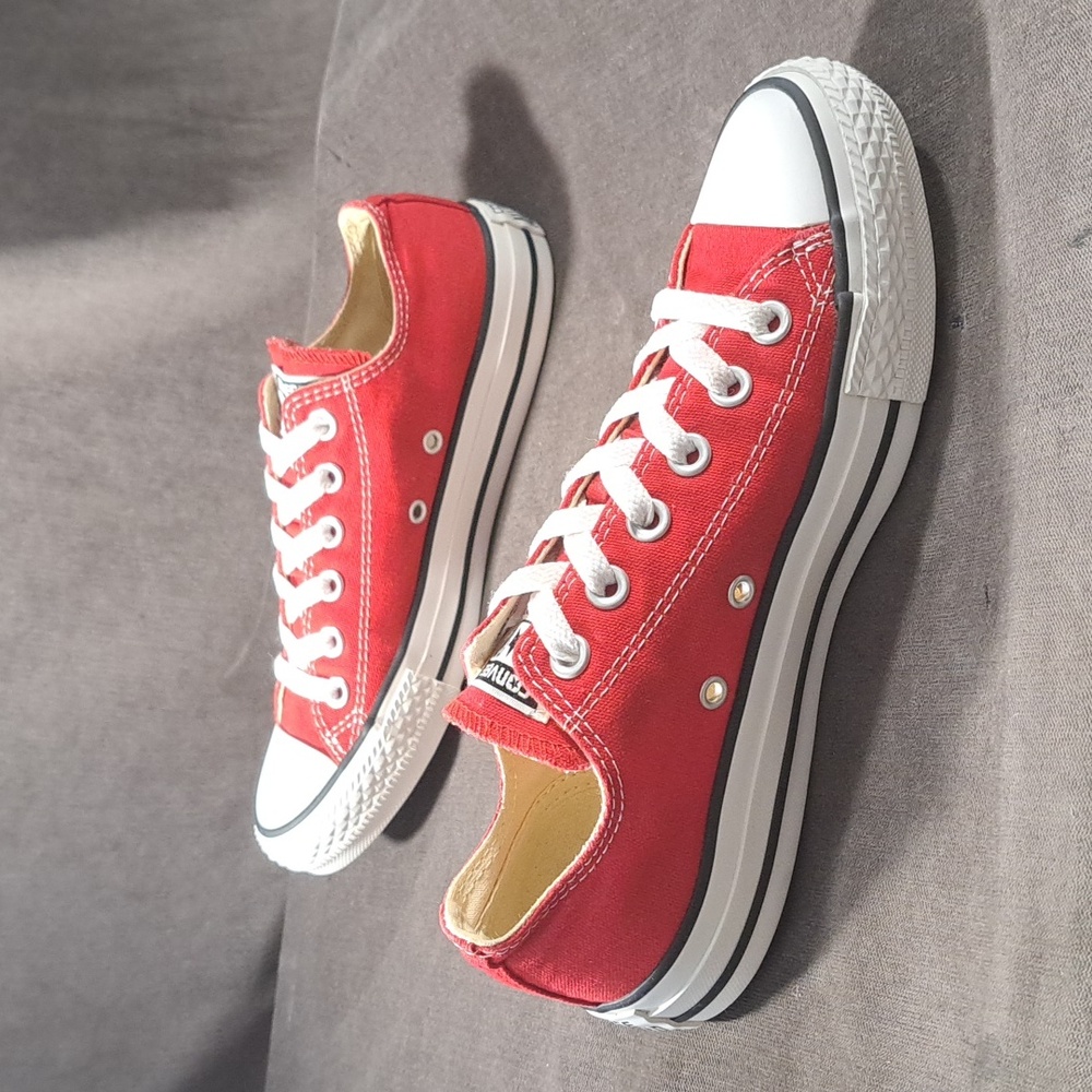 Converse Chuck Taylor All Star Ox Low Classic Red Lace Up Sneakers VG- US 7 - Picture 12 of 16